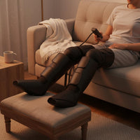 Air Compression Leg Heat Therapy Full Leg and Foot 3 Intensity Levels for Home