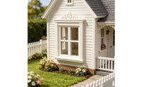 Classic Medieval Dollhouse Window Realistic Design Dollhouse Window