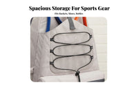 Racket Sport Backpack Large Capacity Badminton Bag Pickleball Bag Lightweight Racket Sport Racket Backpack Padded Rear