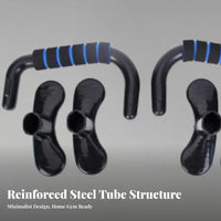 2 Pieces Detachable Design H-Shaped Push-up Grips Lightweight and Portable Push-up Stand Heavy Duty for Beginners