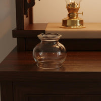 Replacement Lamp Chimney Windproof Guard Thick Glass for Traditional Lamps