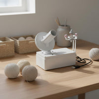 Low Voltage Safe USB Powered Yarn Winder Easy Assembly Electric Yarn Winder Time-Saving for Knitters, Crocheters