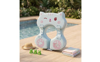 No-Inflation Baby Swim Float with Toys Adjustable Swim Aid with Safety Buckle Secure Safe for Babies, Toddlers, Beginners, Swimming Pool, Bathtub