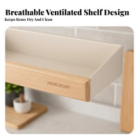 Drilltool-Less Installation Floating Display Ledge Space-Saving Storage Rack Versatile Use Wall Shelf Water-Resistant for Homeowners, Decorators, Students, Bathroom, Kitchen, Living Room, Entryway
