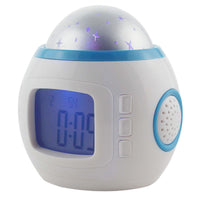 Colorful Lights Star Light Display Alarm Timepiece Sleep Aid Electronic Gadget Birthday Gift Indoor Lighting Temperature Display for Bedroom