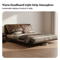 Illuminated Levitating Bed Minimalist Design Aesthetic Bedroom Furniture Levitating Design for Homeowners, Young Adults, Luxury Home, Modern Apartment