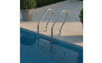 Stainless Steel Pool Ladder Anti-Slip Pool Ladder with Handrails Rust-Resistant for Homeowners
