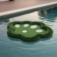 Buoyant Putting Surface Artificial Turf Water Golf Practice Mat Portable Buoyant Putting Mat for Golfers, Beginners, Outdoor