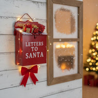 Christmas Wall Mailbox Indoor or Outdoor Christmas Mailbox North Pole Post Holiday Decor
