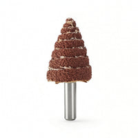 50 Pieces Sandpaper Bits Polishing Conical Grinding Head with 6 Mm Shank Smooth Conical Sanding Cone with Shank for Craftsmen, Metalworking