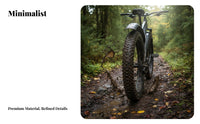 Splash Guard 26 Inch Wide Bike Mudguard Widened Design Wide Tire Mudguard All-Weather Protection for Beach Riding, Muddy Trails, Rainy Days