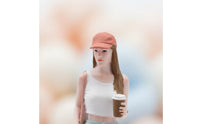 Girl Figure Holding Coffee Colorful Coffee Cup Figurine Highly Detailed