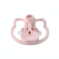 Pet Water Dispenser with Suction Cups Antislip-Resistant Feline Water Bowl Portable Bottle automatic Feeder for Travel