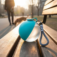 Foldable Silicone Water Bottle Lightweight Foldable Pet Water Bottle for Outdoor