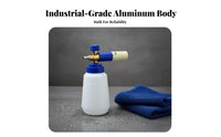 Pressure Washer Foam Dispenser Heavy Duty Thick Foam Lance Solid Brass Core High Pressure Soap Dispenser for Professional Cleaners, Auto Detailing