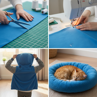 130g 75D Polyester Microfleece Fabric for Jackets and Linings