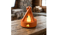 Campfire Night Light Rechargeable Campfire Lamp Night Light with Music Soothing Ambient Sound Machine Portable for Babies