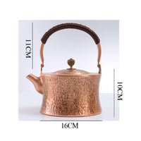 Hammered Copper Tea Kettle Artisanal Style Copper Tea Kettle Premium