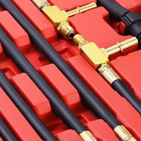 Petrol Pressure Gauge Tester Universal Fit Petrol Delivery Pressure Tester 0-140 PSI for Mechanics, DIY Users