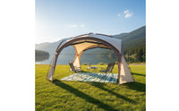 Rainproof Dome Canopy Tent Waterproof Portable Camping Canopy Protection Portable Camping Shelter Option for Families, Groups, Beginners, Picnics, Backyard, Beach