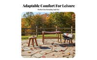 Wabi-Sabi Aesthetic Foldable Woven strap Chair Retro look Adjustable Wood Recliner Portable Patio Seating Easy to Crecline for Design aficionados, Homeowners, Balcony, Living Room, Bedroom, waterside