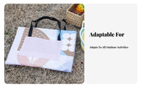 Moisture-Proof Foldable Picnic Mat Waterproof Foldable Outdoor Mat Easy to Carry Camping Equipment Lightweight for Campers, Families, Picnics, Park Outings, Beach Trips, Backyard