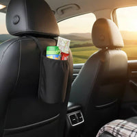 Rear Bottle Holder Drawstring Closure Automotive Insulated Bottle Storage Simple Installation Car Water Bottle Holder for Parents, Road Trips