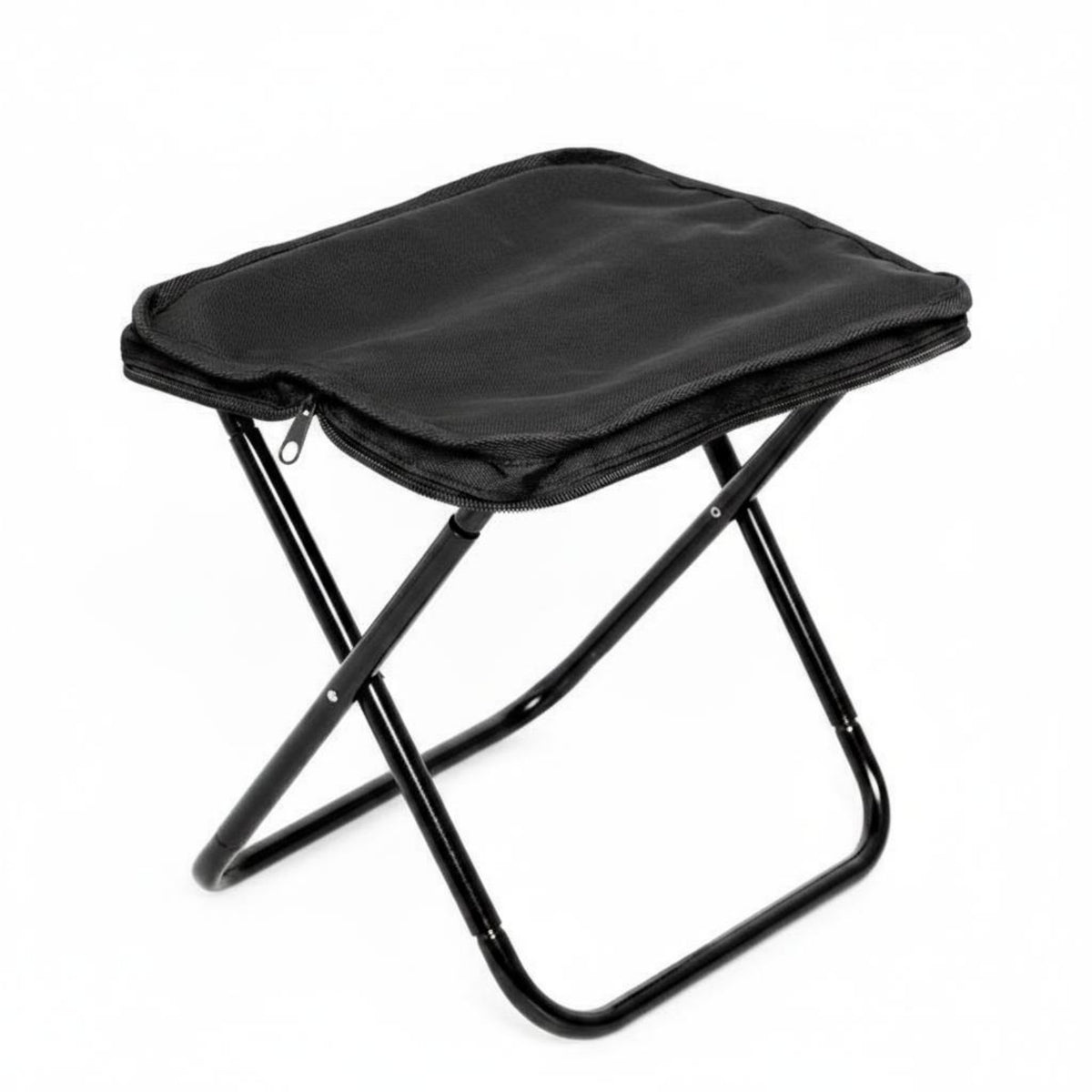 Foldable Portable Folding Stool Lightweight Folding Stool Compact Camp Seat Stable for Fishing