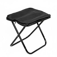 Foldable Portable Folding Stool Lightweight Folding Stool Compact Camp Seat Stable for Fishing