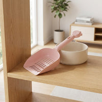 Litter Sifter Sand Sifter with Slotted Sieve, Thickened Sieve Cleaning Tool with Handle Hole for Cats Kittens Used Litter Gifts