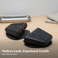 2 Pieces Electric Scooter Rear Pedals Sturdy Foldable Rear Foot Pegs Foldable Foot Pegs Comfortable Vehicle Accessory Sleek