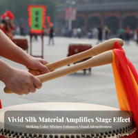 Large Size Red-Ribboned drum beater Traditional Design Soft-Tipped Beater Performance prepared Drum Mallet Sturdy Build for Percussionists, artists, Musicians, Cultural celebration, procession, Music Practice