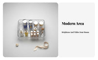 Multi-Compartment Makeup Box Elegant Design Cosmetic Organizer Large Capacity