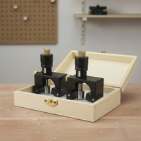 2 Pieces High Precision Planer Alignment Tool Wooden Storage Case Planer Blade Setting Jig Micro-Adjustable Jointer Setting Jig Heavy Duty for Woodworkers