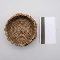 Snake Accessories for Vivarium Resin Tree Stump, Tip Resistant Stump Food Bowl, Aquarium Caves and Hides for Fish, Shrimp and Small Reptiles