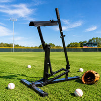 Foot-Operated Pitching Machine Portable Baseball Pitching Machine Accurate Batting for Coaches