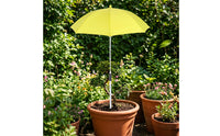 Plant Umbrella with Ground Spike Telescopic Plant Shade Umbrella with Stake Outdoor Lightweight for Gardeners, Flower Beds