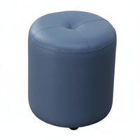 Genuine Leather Upholstered Pouf Light Luxury Design Low Stool Multi-Functional Footrest Space-Saving for Children, Homeowners, Living Room, Beside Coffee Table, Small Spaces, Entryway