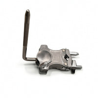 Adjustable Tom Holder with L-Rod Sturdy Tom Clamp Bracket Stable Hardware Long-Lasting for Percussionists, Practice Room