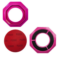 Slimline Octagonal Sanding Pad Textured Grip Sanding Pad Base Molded Plastic Shop Part Glossy Finish