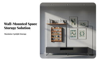 Multi-Tier Wooden Organizer Easy Reach Multi-Level Wall Organizer for Students