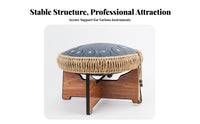 Handpan Stand Sturdy Construction Tongue Drum Stand Preserves Sound Quality Drum Holder for Meditation, Music Studio