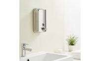 Wall-Mounted Soap Dispenser Compact Liquid Soap Dispenser with Window Easy to Refill Commercial for Bathroom, Kitchen