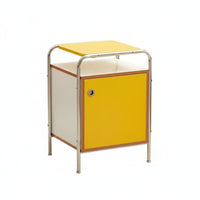 Minimalist Design Cylindrical Frame Cabinet Easy to Clean Nightstand Sturdy Construction Storage Furniture Versatile for Apartment Dwellers, Young Adults, Homeowners, Bedroom, Dorm Room, Hallway, Bathroom