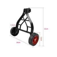 Lawn Mower Auxiliary Wheel Treaded Auxiliary Wheels Rolling for Homeowners