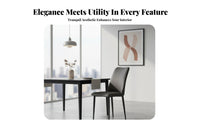 Modern Design Upholstered Slim-Leg Seat Minimalist Design Dining Chair Soft Upholstery Home Furniture Ergonomic Backrest for Restaurant Owners, Homeowners, Interior Decorators, Living Room, Kitchen