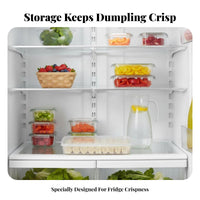 Space-Saving Stackable oval container holder Drawer Large Capacity Refrigerator Container Easy to Clean Kitchen Organizer Transparent for Home Cooks, Organization lovers, Meal Preppers, Countertop, Pantry
