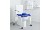 Inflatable Commode Seat Cushion Pressure Relief Toilet Cushion Breathable Inflatable Pad for Elderly, Patients, Hospital Bed