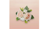 Compact Artificial Rose Arrangement Vibrant Faux Rose Centerpiece Eleganckie Fake Flower Arrangement Realistic for Photographers