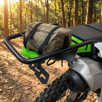 Motorcycle Rear Cargo Rack Stable Motorcycle Rear Luggage Rack Rust Resistant Luggage Carrier for Motorcyclists, Trail Riding, Commuting